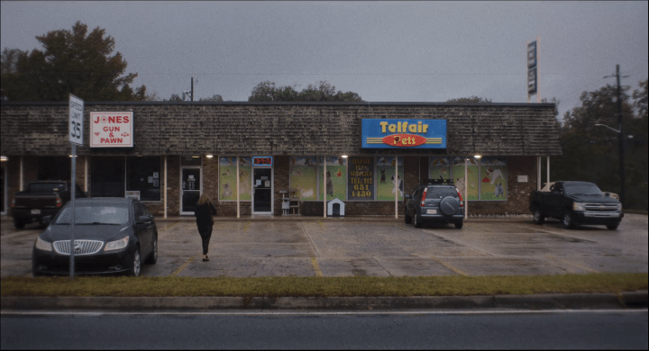 May December - exterior of the pet store