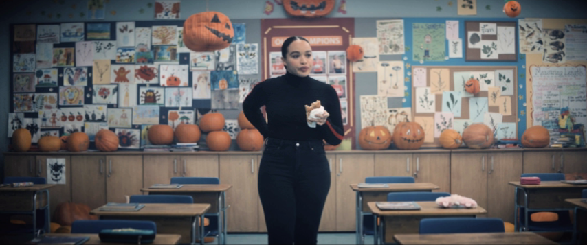 Cobweb - Miss Devine eating lunch